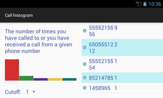 Phone Call Histogram 스크린샷 1