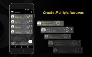 Resume Builder captura de pantalla 1
