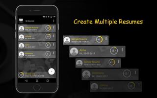 برنامه‌نما Resume Builder عکس از صفحه
