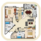 House Plan Design Idea New icon