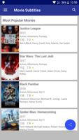 Movie Subtitle app - Subtitles downloader Affiche