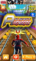 Poster Subway Avengers : Spider-man Run