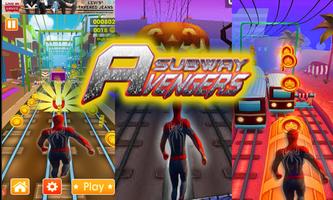 Subway Avengers : Spider-man Run captura de pantalla 3