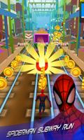 پوستر Adventure Of Spider-man run Subway