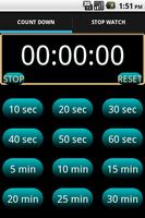 One Click Timer & Stopwatch पोस्टर