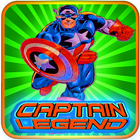Super Captain America Batle Run icône