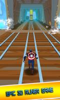 Super Captain America Batle Run capture d'écran 1
