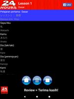 Dalam Waktu 24 Jam Belajar Bicara Bahasa Jepang screenshot 3
