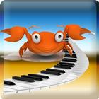 Joyful app for kids Crab Piano icon