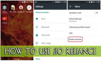 Use Jio 4G Reliance guide capture d'écran 3