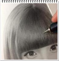 Drawing Realistic Hair imagem de tela 1