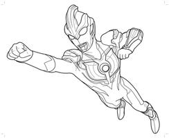 Drawing Ultramen Step By Steps poster