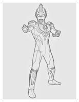 Drawing Ultramen Step By Steps screenshot 1