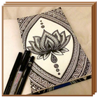 drawing zentangle art icône