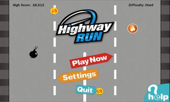 Highway Run - Car Racing Affiche