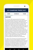 Champions Trophy Schedule 2017 capture d'écran 1