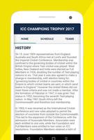 Champions Trophy Schedule 2017 スクリーンショット 1