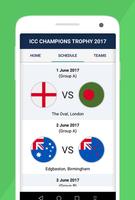 Champions Trophy Schedule 2017 capture d'écran 2