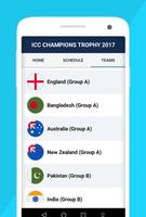 Champions Trophy Schedule 2017 capture d'écran 3