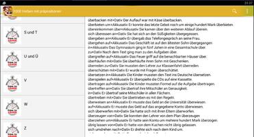 1000 Verben mit Präpositionen capture d'écran 2
