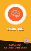 Brain Quiz - Just 1 Word! Affiche