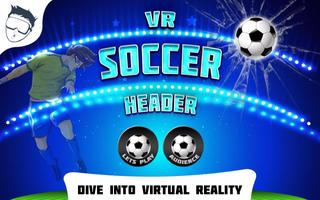 VR Soccer Header plakat