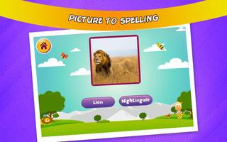 Learn animals name - Kids app capture d'écran 2