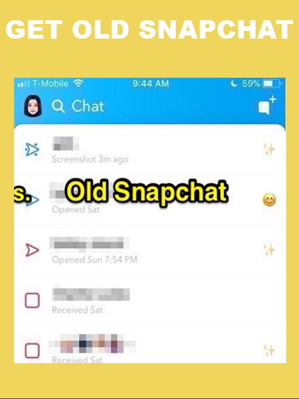 download old version of snapchat iphone