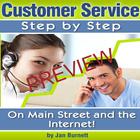 Customer Service Step by Step Zeichen
