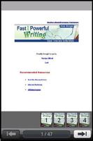 Poster Fast&Powerful Writing Preview
