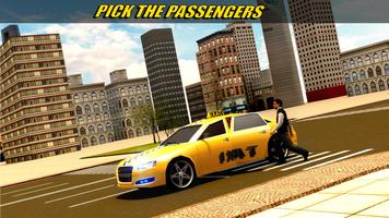 City Taxi Driver 3D poster