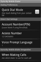 1 Schermata Dynasky Mobile Dialer