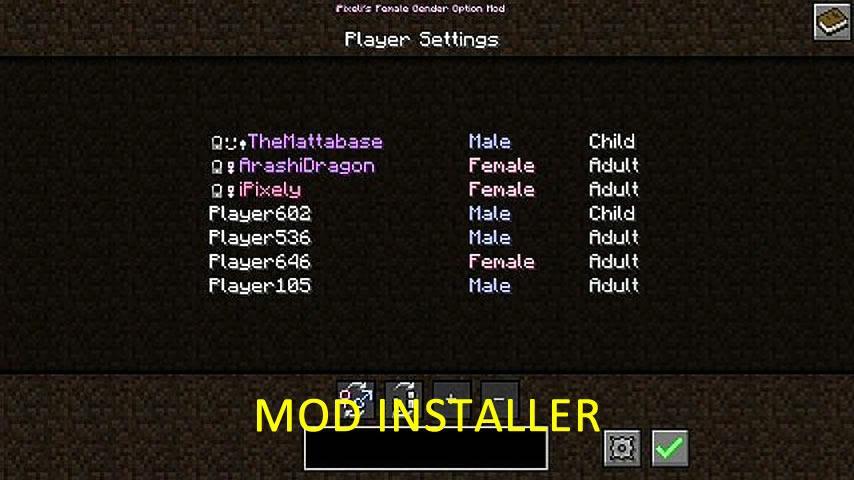 Gender mod 1.16 5. Female Gender мод майнкрафт. Wildfire s Gender мод. Фемале гендер мод на майнкрафт. Майнкрафт java мод Gender.