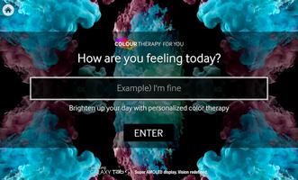 GALAXY Tab - Color Therapy poster