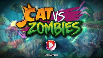 Cat Vs Zombies الملصق