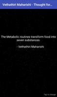 Vethathiri Maharishi - Thought for the Day Affiche