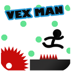 Vexman Parkour - New Vex Stickman Run 3 icône