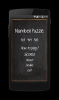 Number Puzzle Affiche