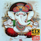 Lord Ganesha Wallpapers HD 4K icône