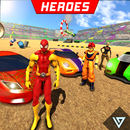 Superhero Car Wars: Stunt Racing Game APK