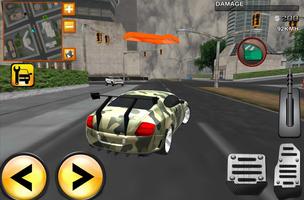 Army Extreme Car Driving 3D plakat