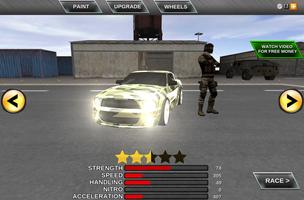 Ejército conducción del coche captura de pantalla 2