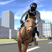 Mounted Police Horse 3D