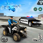 US Police ATV Quad Bike & Car Transporter icône