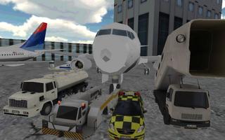 Ultra 3D airport car parking Cartaz