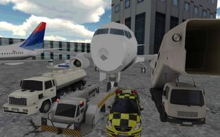 Ultra 3D parking de l'aéroport Affiche