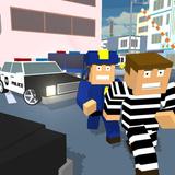 Cop Blocky Craft Thief course icône