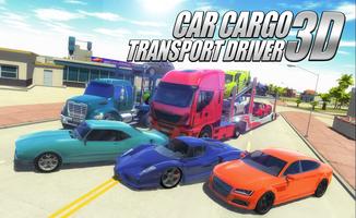 Car Cargo Transport Driver 3D الملصق