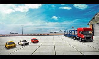 Cargo Plane Car transporter 3D poster