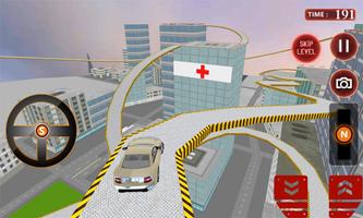 Crazy Driver Rooftop Run 3D screenshot 3